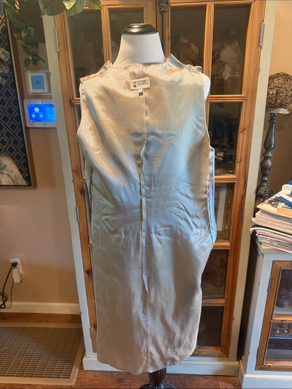 French silk dress and jacket Made in France Vintage - Picture 16 of 16